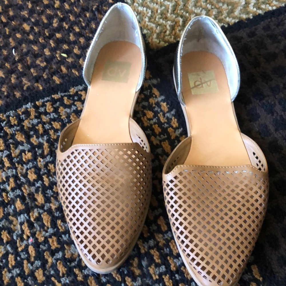 Cute Brown and Gold flats